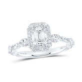 1 3/4CTW-DIA ANA M 1CT-CEME SINGLE HALO  ENGAGEMENT RING